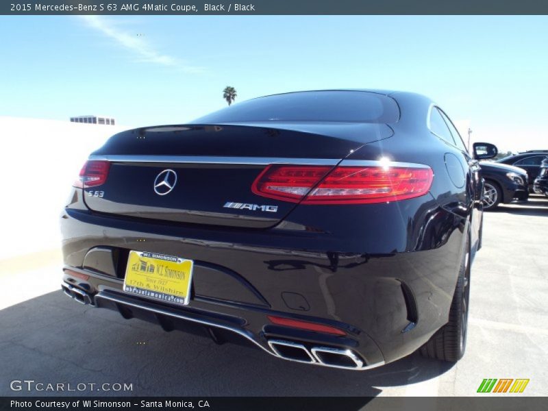 Black / Black 2015 Mercedes-Benz S 63 AMG 4Matic Coupe