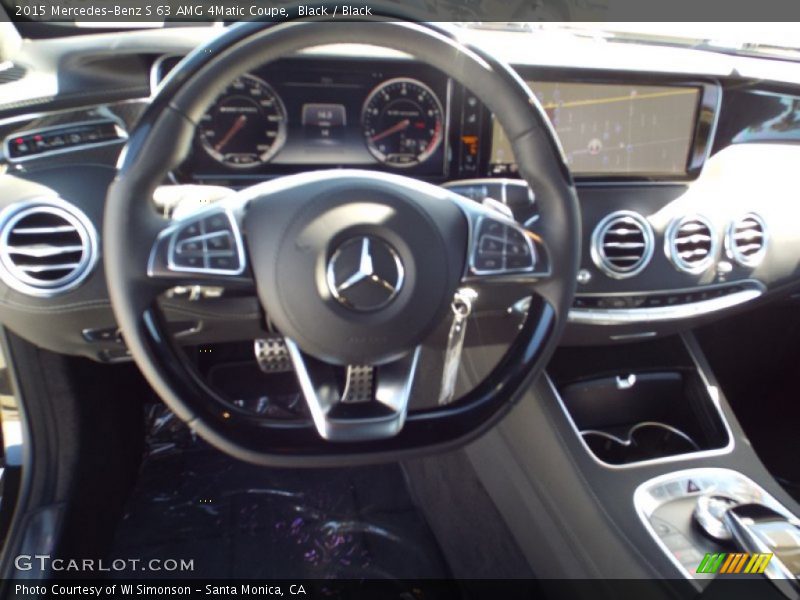 Black / Black 2015 Mercedes-Benz S 63 AMG 4Matic Coupe