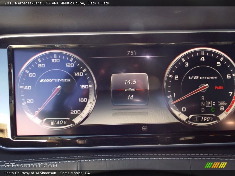  2015 S 63 AMG 4Matic Coupe 63 AMG 4Matic Coupe Gauges