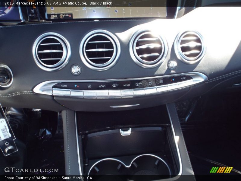 Black / Black 2015 Mercedes-Benz S 63 AMG 4Matic Coupe