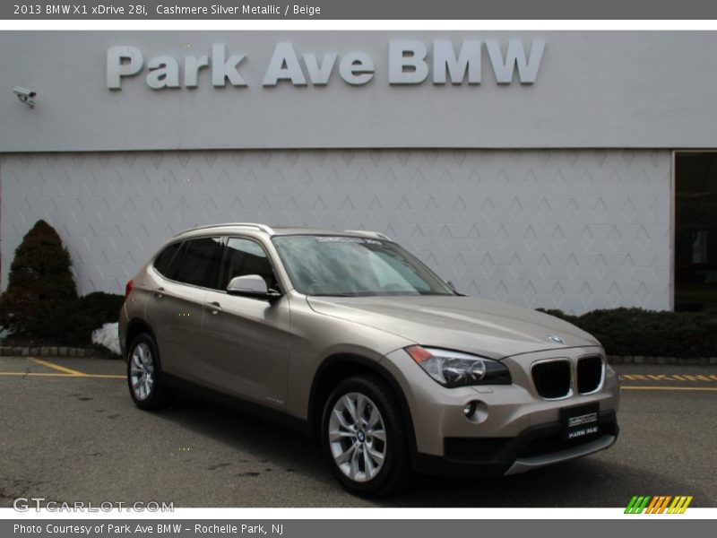 Cashmere Silver Metallic / Beige 2013 BMW X1 xDrive 28i