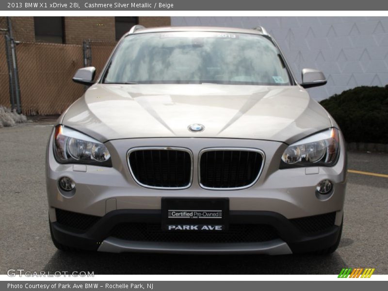 Cashmere Silver Metallic / Beige 2013 BMW X1 xDrive 28i