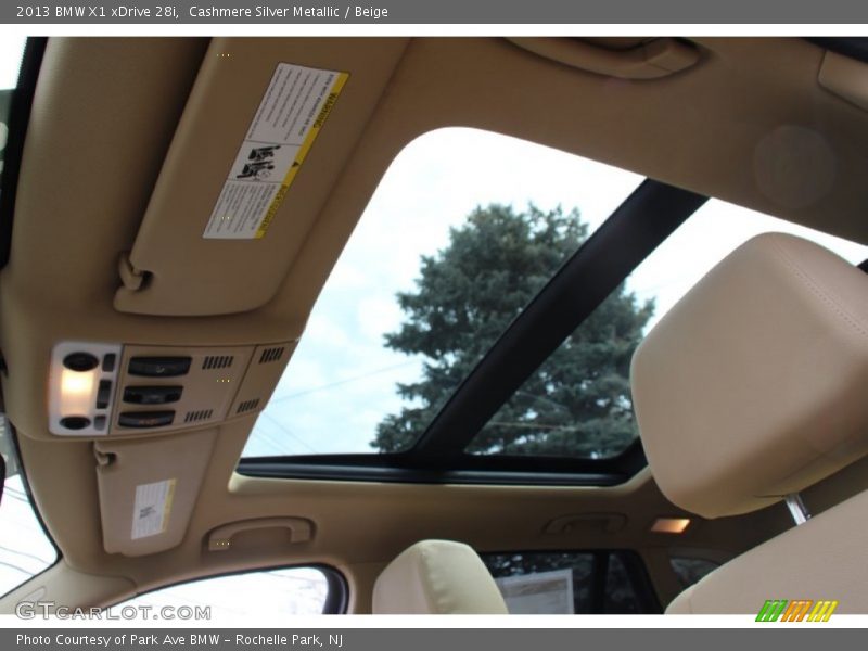 Cashmere Silver Metallic / Beige 2013 BMW X1 xDrive 28i