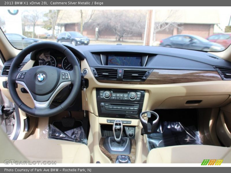 Cashmere Silver Metallic / Beige 2013 BMW X1 xDrive 28i