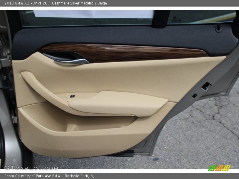 Cashmere Silver Metallic / Beige 2013 BMW X1 xDrive 28i