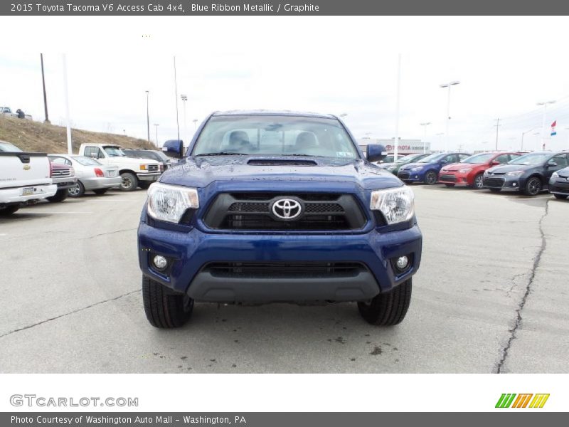 Blue Ribbon Metallic / Graphite 2015 Toyota Tacoma V6 Access Cab 4x4