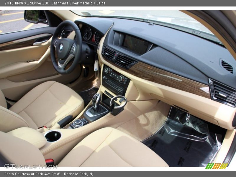 Cashmere Silver Metallic / Beige 2013 BMW X1 xDrive 28i