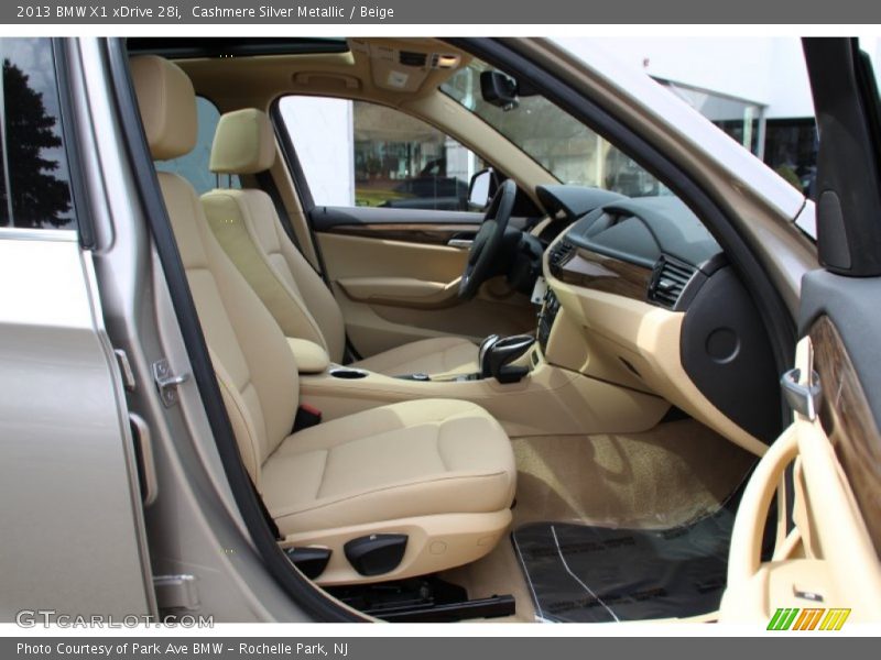 Cashmere Silver Metallic / Beige 2013 BMW X1 xDrive 28i