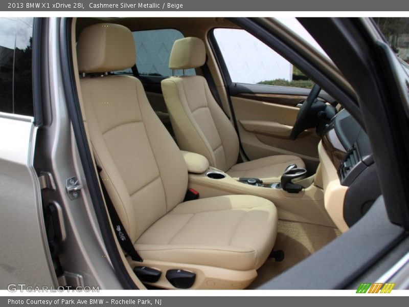 Cashmere Silver Metallic / Beige 2013 BMW X1 xDrive 28i