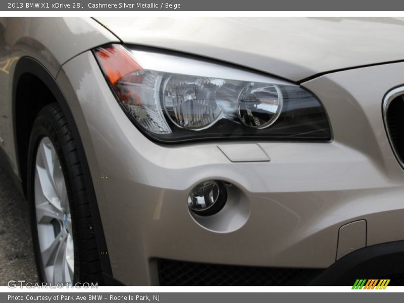 Cashmere Silver Metallic / Beige 2013 BMW X1 xDrive 28i
