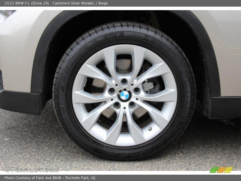 Cashmere Silver Metallic / Beige 2013 BMW X1 xDrive 28i
