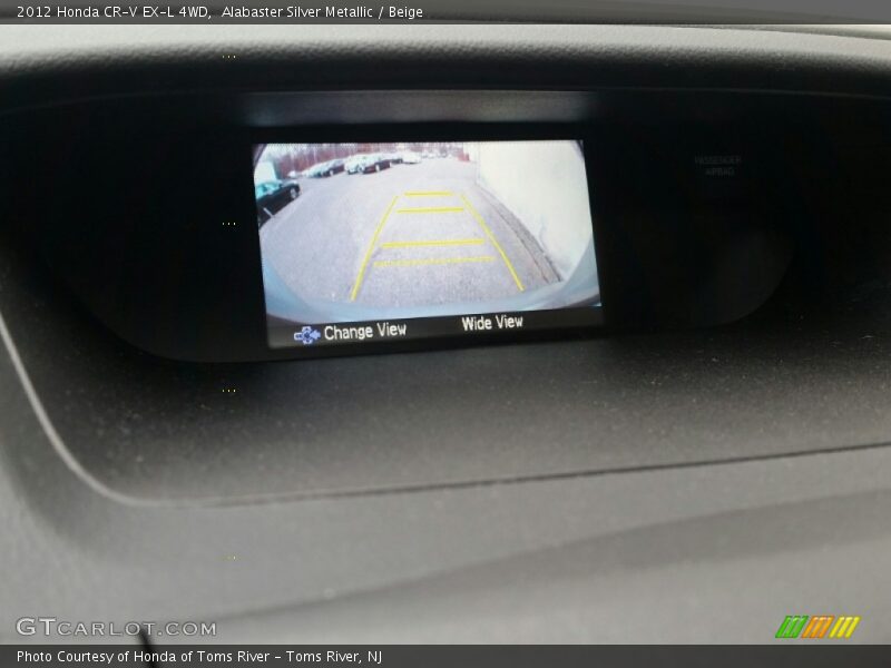 Alabaster Silver Metallic / Beige 2012 Honda CR-V EX-L 4WD
