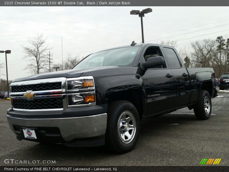 Black / Dark Ash/Jet Black 2015 Chevrolet Silverado 1500 WT Double Cab