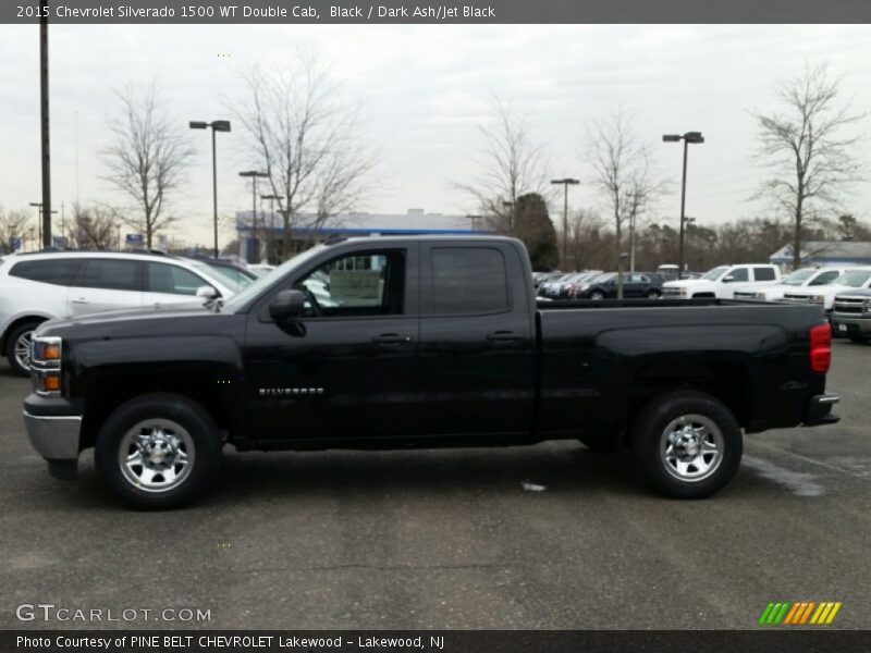 Black / Dark Ash/Jet Black 2015 Chevrolet Silverado 1500 WT Double Cab