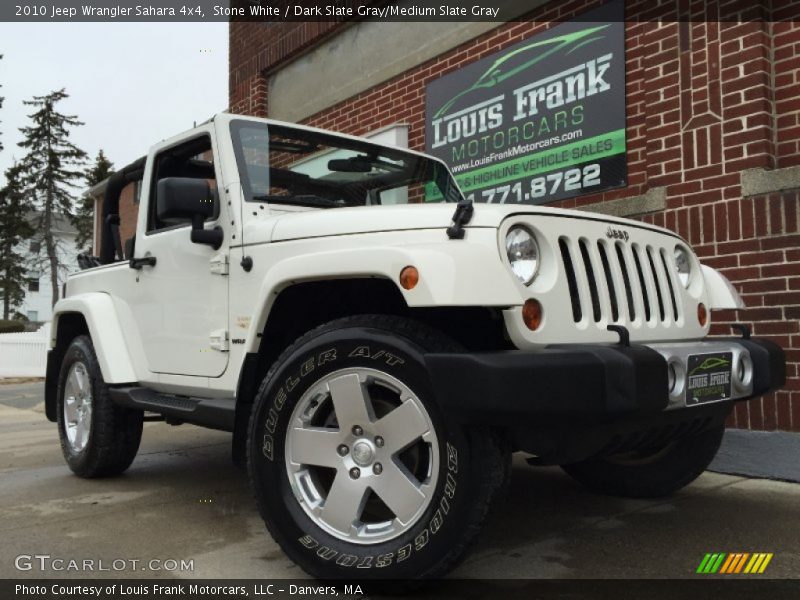 Stone White / Dark Slate Gray/Medium Slate Gray 2010 Jeep Wrangler Sahara 4x4