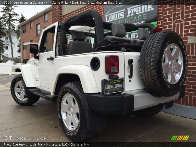Stone White / Dark Slate Gray/Medium Slate Gray 2010 Jeep Wrangler Sahara 4x4