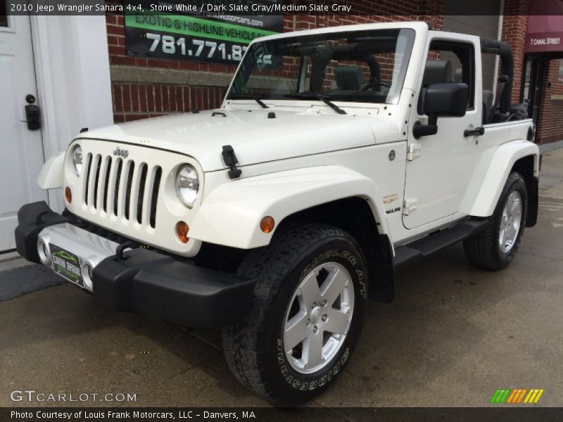 Stone White / Dark Slate Gray/Medium Slate Gray 2010 Jeep Wrangler Sahara 4x4