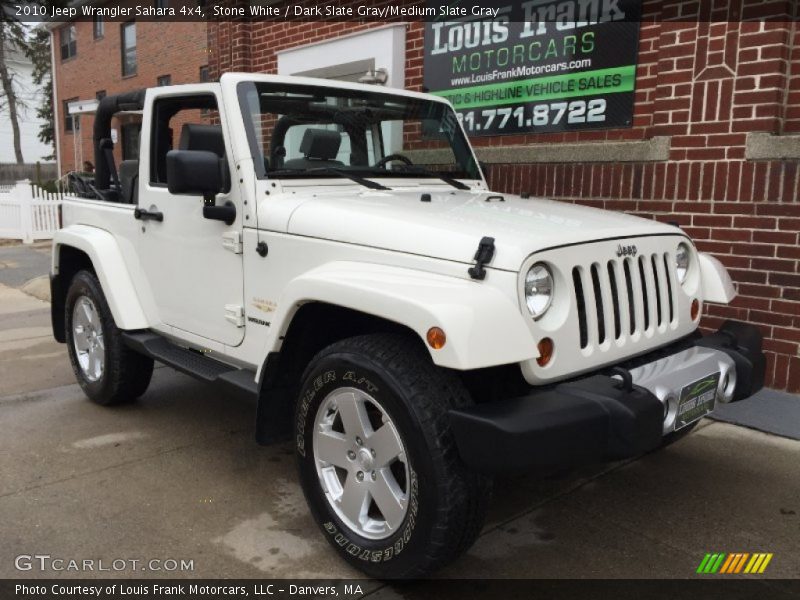 Stone White / Dark Slate Gray/Medium Slate Gray 2010 Jeep Wrangler Sahara 4x4