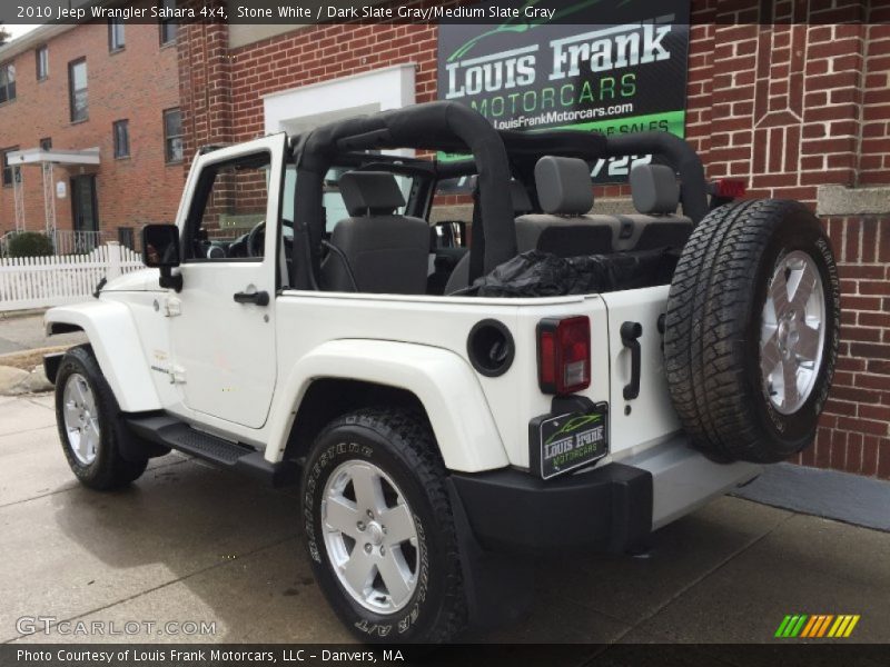 Stone White / Dark Slate Gray/Medium Slate Gray 2010 Jeep Wrangler Sahara 4x4