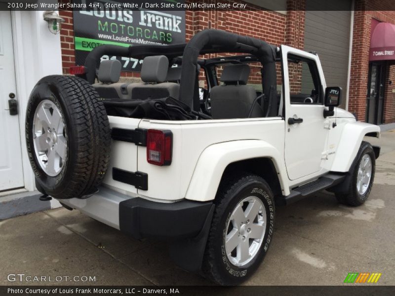 Stone White / Dark Slate Gray/Medium Slate Gray 2010 Jeep Wrangler Sahara 4x4
