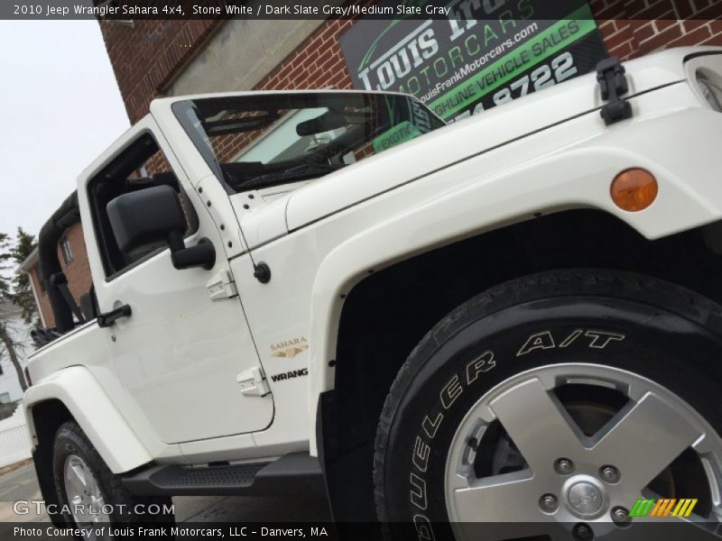 Stone White / Dark Slate Gray/Medium Slate Gray 2010 Jeep Wrangler Sahara 4x4