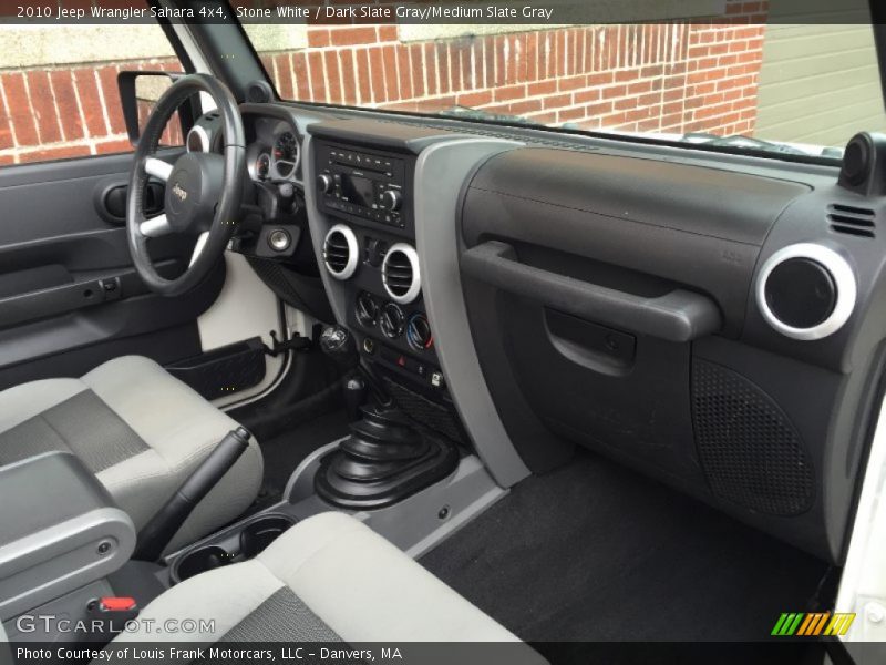 Stone White / Dark Slate Gray/Medium Slate Gray 2010 Jeep Wrangler Sahara 4x4