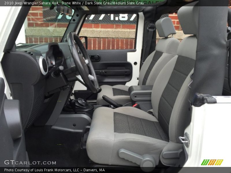 Stone White / Dark Slate Gray/Medium Slate Gray 2010 Jeep Wrangler Sahara 4x4