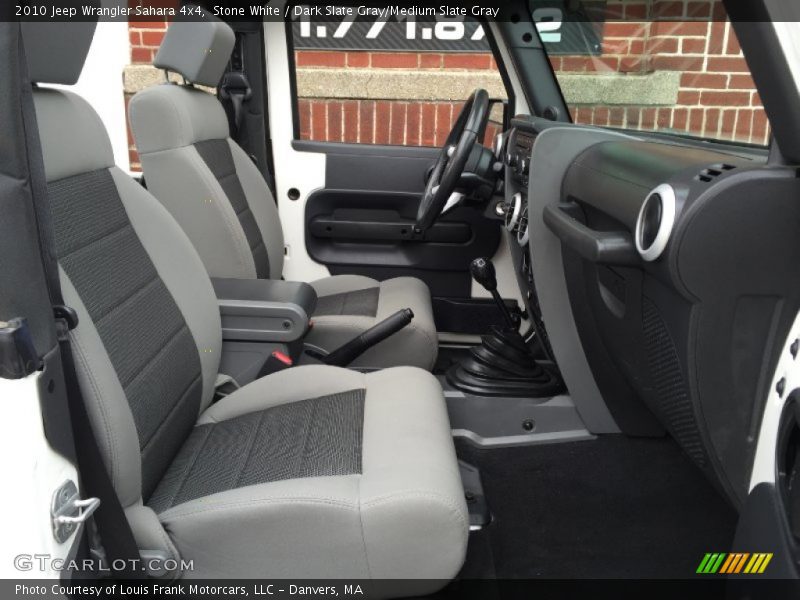 Stone White / Dark Slate Gray/Medium Slate Gray 2010 Jeep Wrangler Sahara 4x4