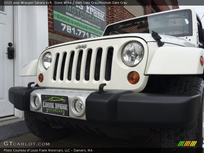 Stone White / Dark Slate Gray/Medium Slate Gray 2010 Jeep Wrangler Sahara 4x4