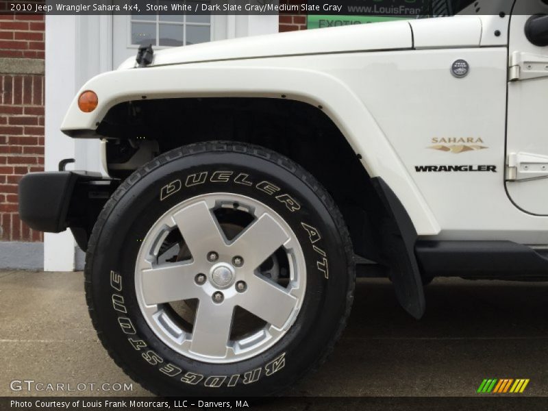 Stone White / Dark Slate Gray/Medium Slate Gray 2010 Jeep Wrangler Sahara 4x4