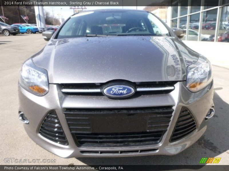 Sterling Gray / Charcoal Black 2014 Ford Focus Titanium Hatchback