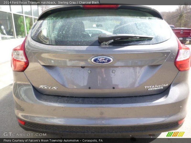 Sterling Gray / Charcoal Black 2014 Ford Focus Titanium Hatchback