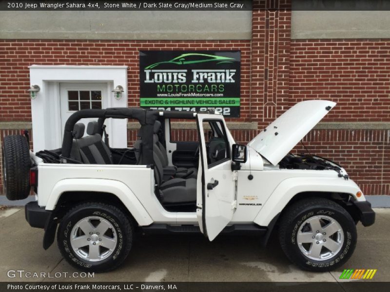 Stone White / Dark Slate Gray/Medium Slate Gray 2010 Jeep Wrangler Sahara 4x4