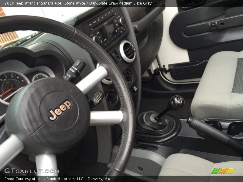 Stone White / Dark Slate Gray/Medium Slate Gray 2010 Jeep Wrangler Sahara 4x4