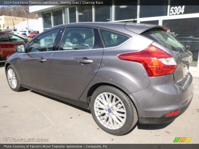 Sterling Gray / Charcoal Black 2014 Ford Focus Titanium Hatchback