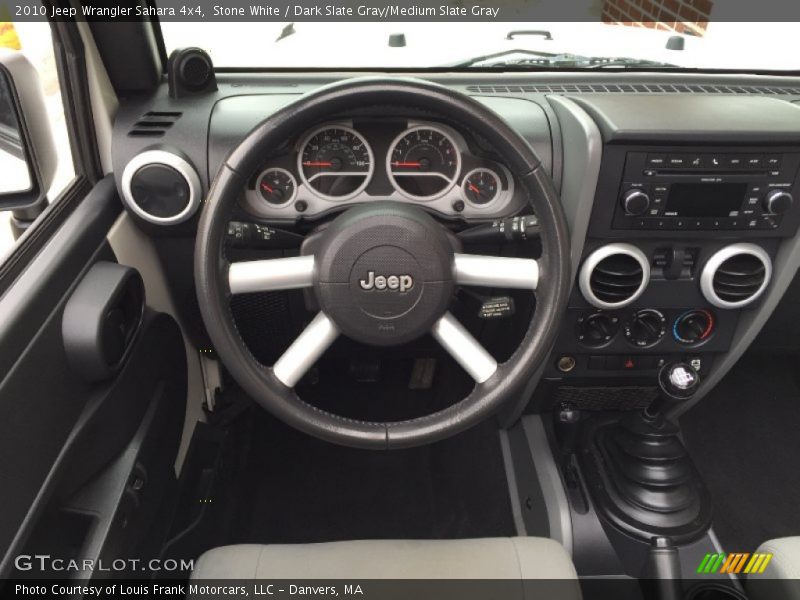 Stone White / Dark Slate Gray/Medium Slate Gray 2010 Jeep Wrangler Sahara 4x4