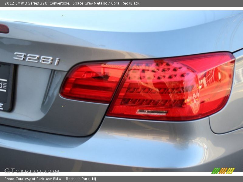 Space Grey Metallic / Coral Red/Black 2012 BMW 3 Series 328i Convertible
