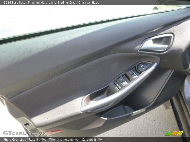 Sterling Gray / Charcoal Black 2014 Ford Focus Titanium Hatchback