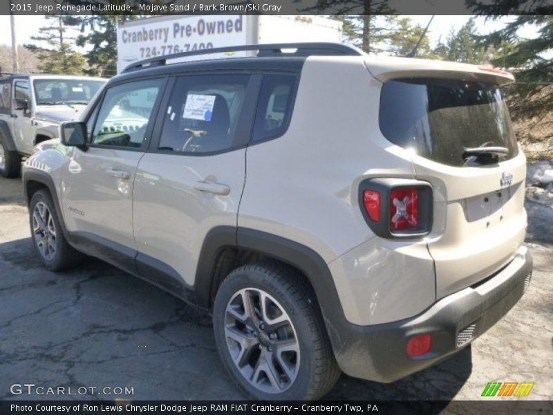 Mojave Sand / Bark Brown/Ski Gray 2015 Jeep Renegade Latitude