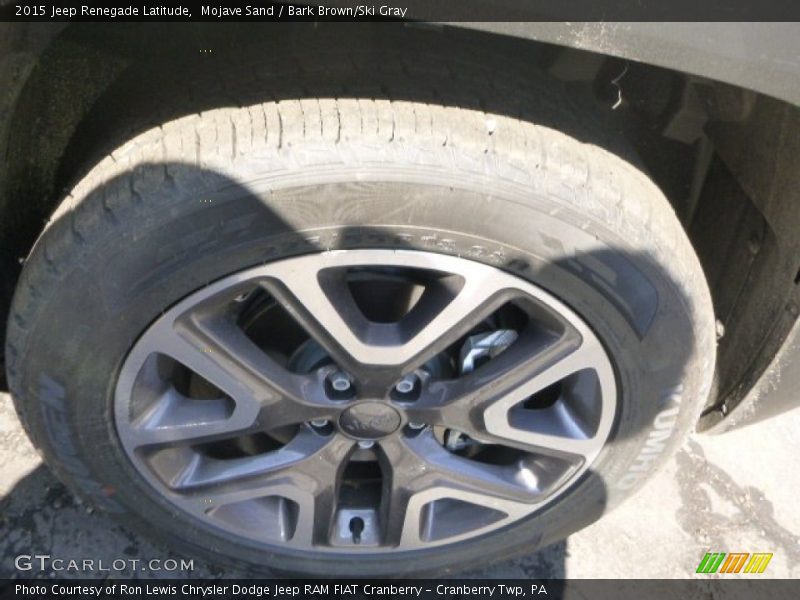 Mojave Sand / Bark Brown/Ski Gray 2015 Jeep Renegade Latitude