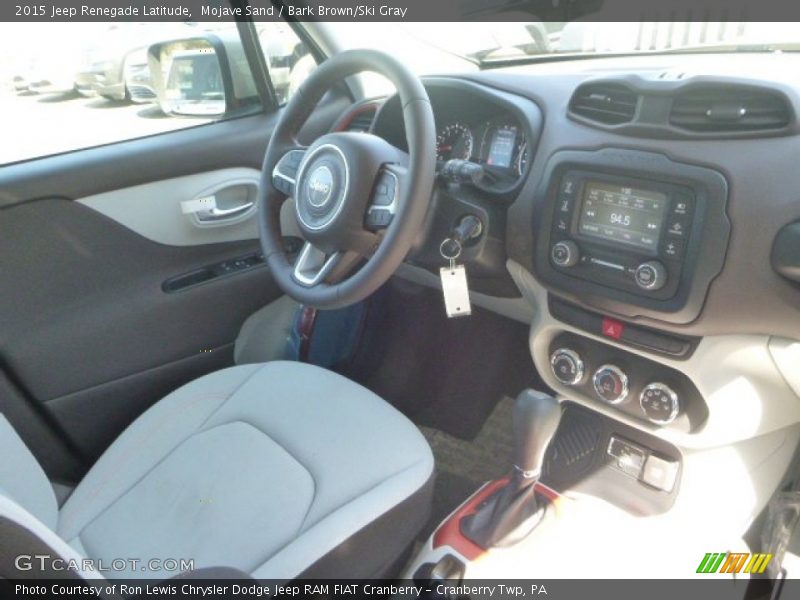 Mojave Sand / Bark Brown/Ski Gray 2015 Jeep Renegade Latitude