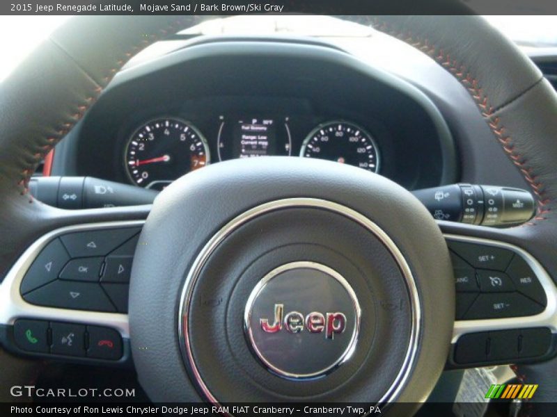 Mojave Sand / Bark Brown/Ski Gray 2015 Jeep Renegade Latitude
