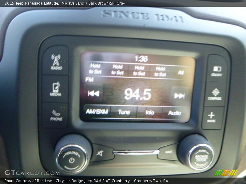 Mojave Sand / Bark Brown/Ski Gray 2015 Jeep Renegade Latitude