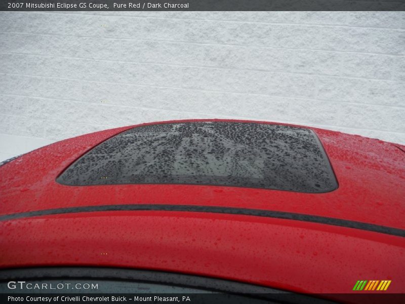 Pure Red / Dark Charcoal 2007 Mitsubishi Eclipse GS Coupe