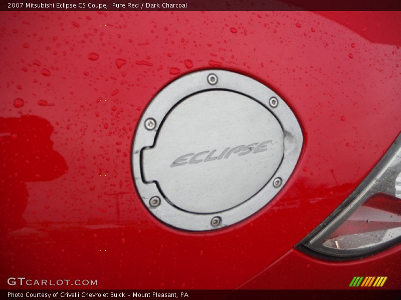 Pure Red / Dark Charcoal 2007 Mitsubishi Eclipse GS Coupe