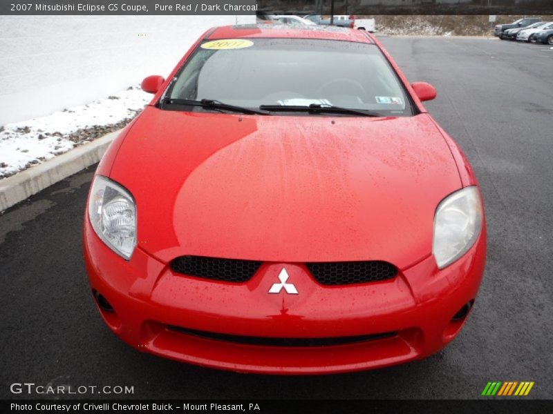 Pure Red / Dark Charcoal 2007 Mitsubishi Eclipse GS Coupe