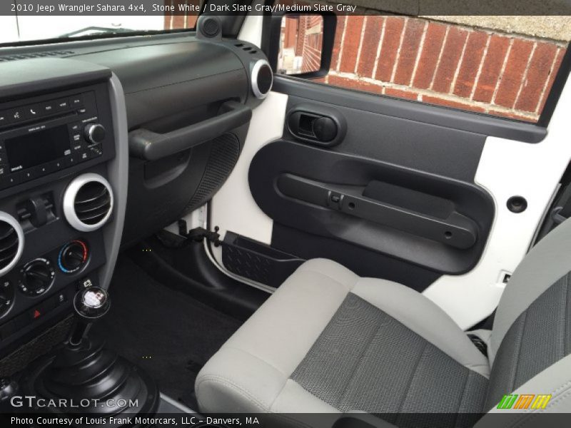 Stone White / Dark Slate Gray/Medium Slate Gray 2010 Jeep Wrangler Sahara 4x4