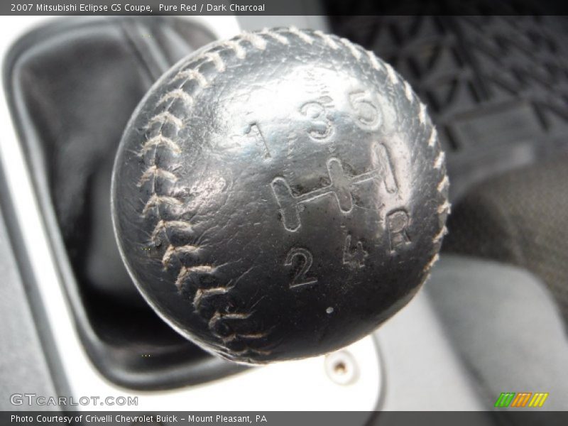 Pure Red / Dark Charcoal 2007 Mitsubishi Eclipse GS Coupe