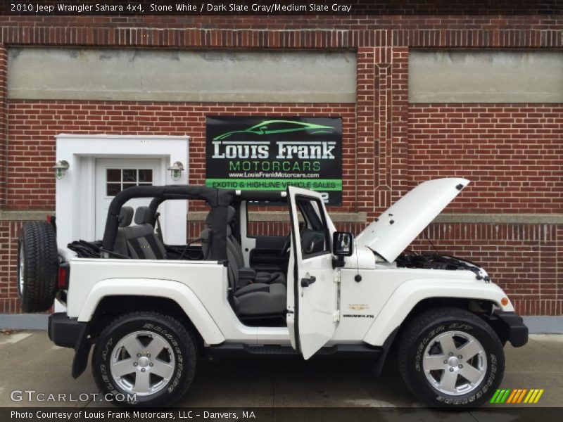 Stone White / Dark Slate Gray/Medium Slate Gray 2010 Jeep Wrangler Sahara 4x4