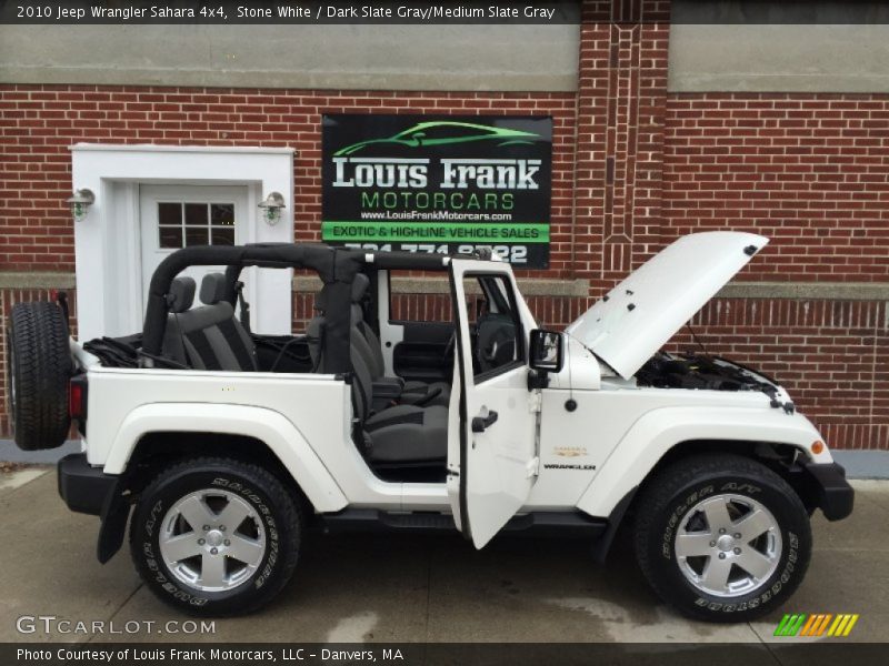 Stone White / Dark Slate Gray/Medium Slate Gray 2010 Jeep Wrangler Sahara 4x4